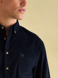 Online Joules Miller Navy Blue Corduroy Shirt NavyBlue