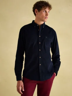 Online Joules Miller Navy Blue Corduroy Shirt NavyBlue