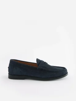 New Joules Navy Blue Penny Loafers NavyBlue