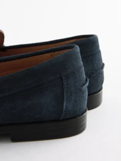 New Joules Navy Blue Penny Loafers NavyBlue