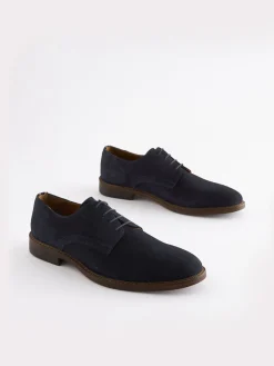 New Joules Navy Blue Suede Derby NavyBlue