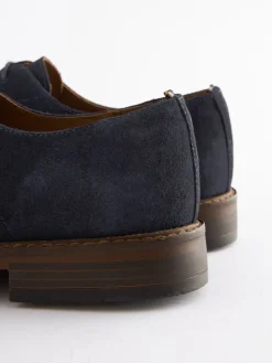 New Joules Navy Blue Suede Derby NavyBlue