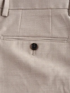 Clearance Joules Slim Textured Suit Trousers Neutral