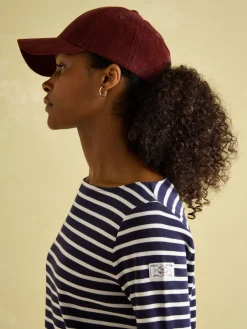 Outlet Joules New Harbour Navy & White Striped Boat Neck Breton Top Navy&WhiteStriped