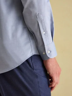 Clearance Joules Next Regular Fit Twill Single Cuff Shirt Blue