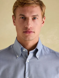 Clearance Joules Next Regular Fit Twill Single Cuff Shirt Blue