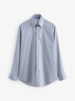 Clearance Joules Next Regular Fit Twill Single Cuff Shirt Blue