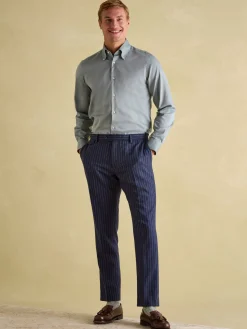 Sale Joules Next Regular Fit Twill Single Cuff Shirt Green