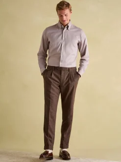 Online Joules Next Regular Fit Twill Single Cuff Shirt Neutral