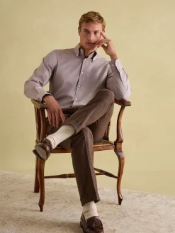 Online Joules Next Regular Fit Twill Single Cuff Shirt Neutral