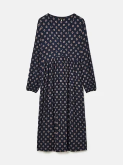 Best Joules Nia Long Sleeve Midaxi Dress Navy
