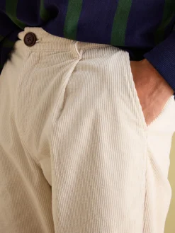 Joules Oaksey Jumbo Cord Trousers Cream
