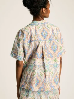 Online Joules Olivia Pyjama Set Multi/White