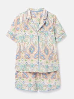 Online Joules Olivia Pyjama Set Multi/White
