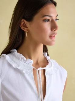 Sale Joules Ophelia Sleeveless Tiered Dress White