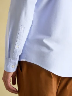 Outlet Joules Oxford Long Sleeve Classic Fit Shirt Blue