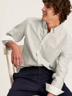 Online Joules Oxford Striped Classic Fit Shirt Blue/Green