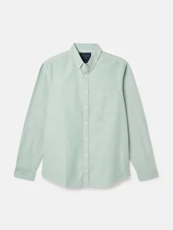 Online Joules Oxford Sage Green Long Sleeve Classic Fit Shirt SageGreen