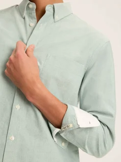 Online Joules Oxford Sage Green Long Sleeve Classic Fit Shirt SageGreen