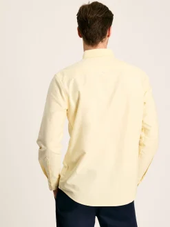 Best Joules Oxford Long Sleeve Classic Fit Shirt Yellow