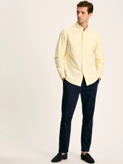 Best Joules Oxford Long Sleeve Classic Fit Shirt Yellow