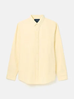 Best Joules Oxford Long Sleeve Classic Fit Shirt Yellow