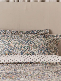 Best Joules Paisley 100% Cotton Bedding Set Blue