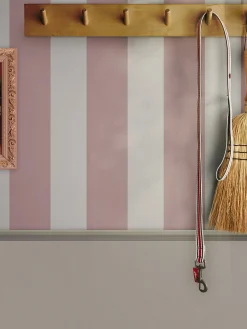Clearance Joules Harborough Stripe 10M Wallpaper Pink