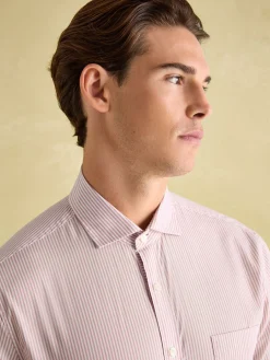 Joules Pink Stripe Cotton Shirt PinkStripe