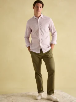 Joules Pink Stripe Cotton Shirt PinkStripe