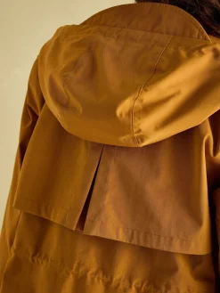 Sale Joules Portwell Dark Yellow Waterproof Raincoat With Hood DarkYellow