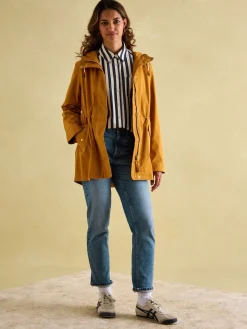 Sale Joules Portwell Dark Yellow Waterproof Raincoat With Hood DarkYellow