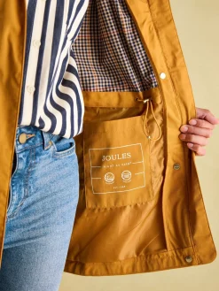 Sale Joules Portwell Dark Yellow Waterproof Raincoat With Hood DarkYellow