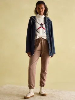 Online Joules Portwell Navy Blue Waterproof Raincoat With Hood NavyBlue