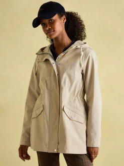 Best Joules Portwell Waterproof Raincoat With Hood Neutral