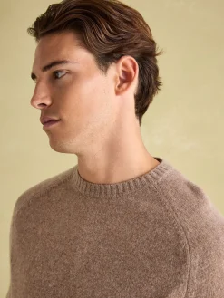 Discount Joules Rowley Lambswool Crew Neck Jumper Cream