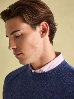 Online Joules Rowley Lambswool Crew Neck Jumper Navy