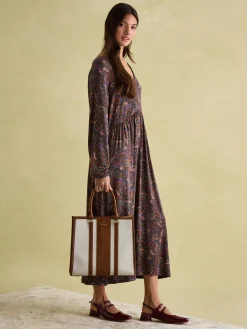 Sale Joules Rushbury Tote Bag Tan/Ecru