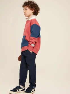 Outlet Joules Samson Navy Blue Chino Trousers NavyBlue