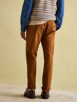 Joules Stamford Slim Fit Chinos Brown