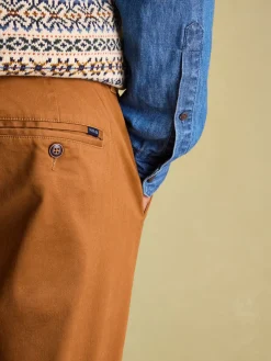 Joules Stamford Slim Fit Chinos Brown