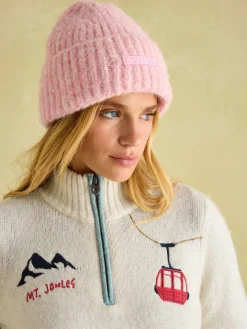 Hot Joules Summit Quarter Zip Ski Jumper Cream