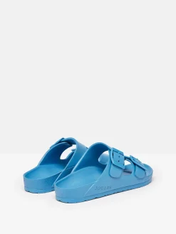 New Joules Sunseeker EVA Sliders Blue