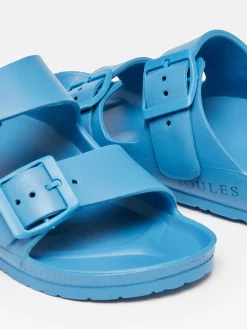 New Joules Sunseeker EVA Sliders Blue