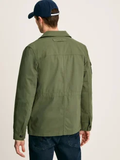 Hot Joules Taddington Cotton Field Jacket Green