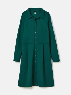 Clearance Joules Tallie Long Sleeve Jersey Ponte Dress Green