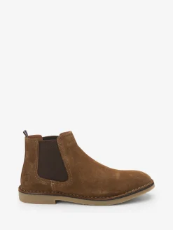 Online Joules Tan Brown Suede Chelsea Boots TanBrown