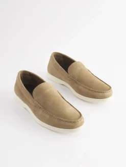 Online Joules Tan Suede Apron Loafers TanSuede