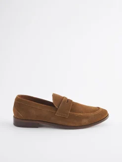 Clearance Joules Tan Suede Penny Loafers TanSuede