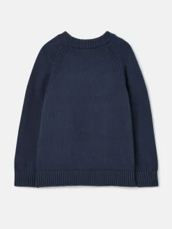 New Joules The Cracking Knit Navy Blue Festive Knitted Jumper NavyBlue